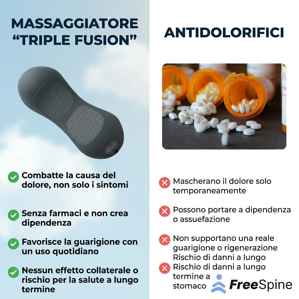 FreeSpine - Stop a mal di schiena e sciatica - 15 minuti al giorno - Comodamente da casa